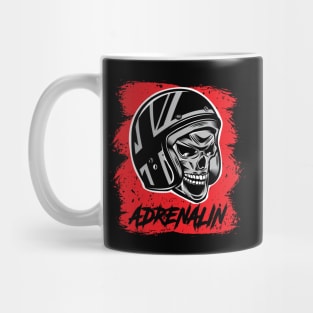 Skull Vintage Helmet Mug